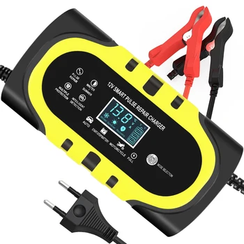 12v Full Intelligent Quick  Charging Car Jump Starter Battery Charger Automatic Lead Acid Pulse Repair Charger