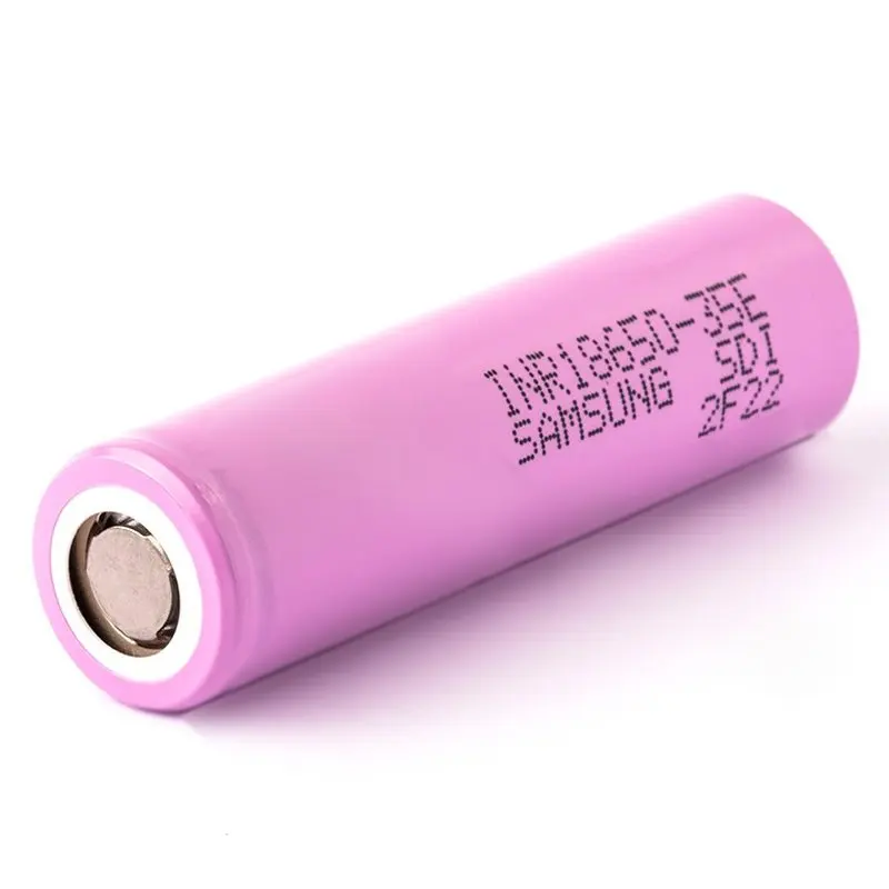 for LED Flashlight 4 Pack of Pink 8A 18650-Battery 3.7V Flat Top 3500mAh 35E 