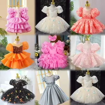 Spring wholesale new children's clothing new design less women's low-price high-grade children's clothing princess
