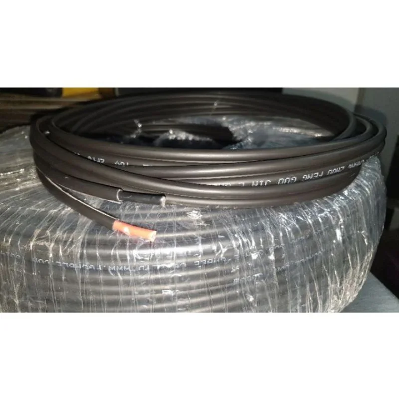 Twin Pv1f Tinned Copper Conductor Solar Cable 2 Core Solar Cable 2x4mm2 2x6mm2 2x10mm2 XLPE Solar Cable for Construction