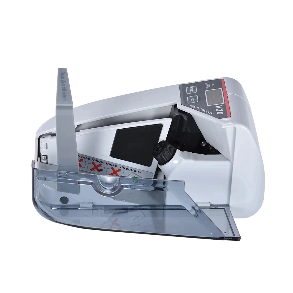 Contasoldi, Contatore Di Cassa Con Display LCD, Contatore Di Banconote Per Rilevamento Di Contraffazione UV MG IR, Macchina Conta Banconote Portatile Per Banche, Bar (Spina