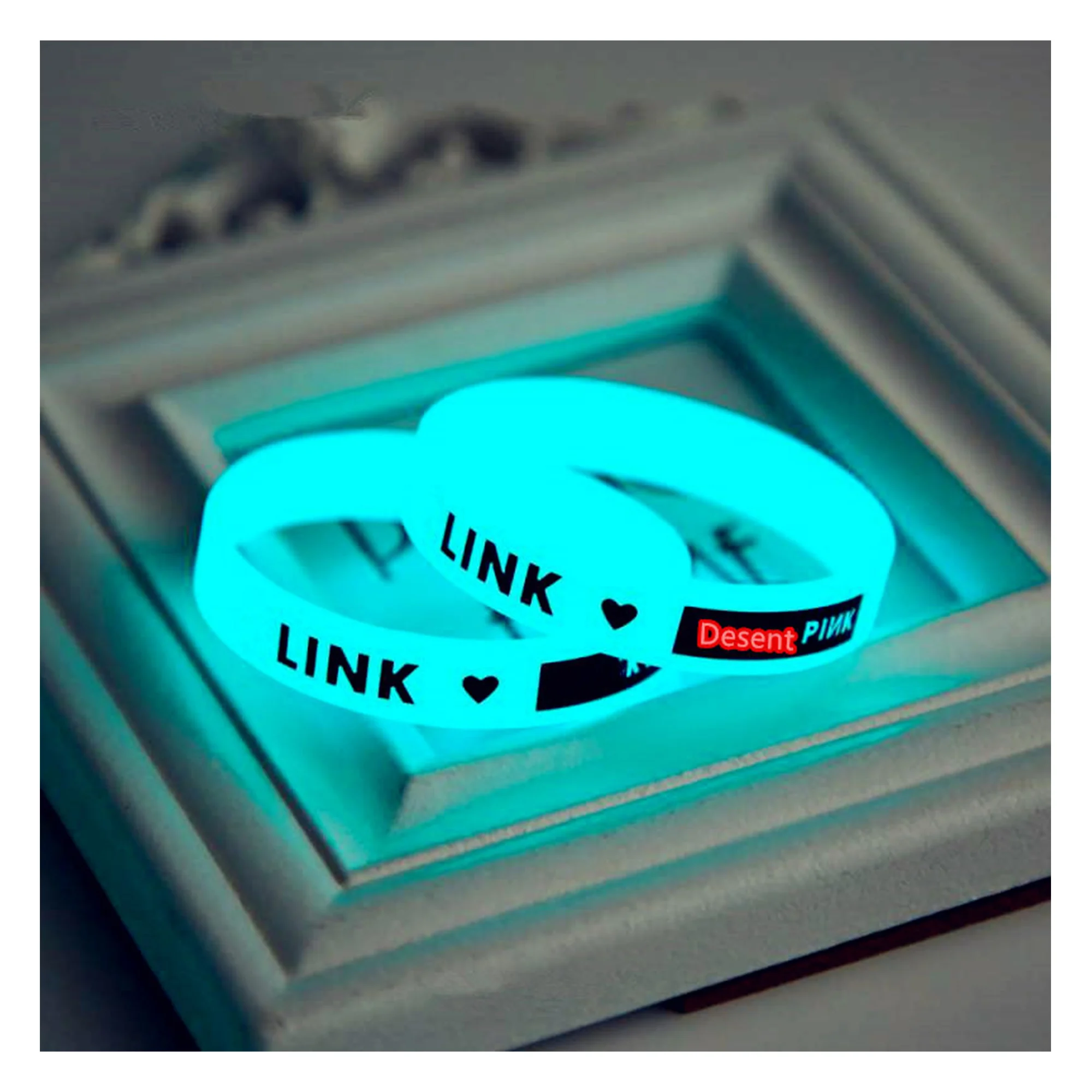 Glow in Dark Wristbands Customizable Luminous Bracelets