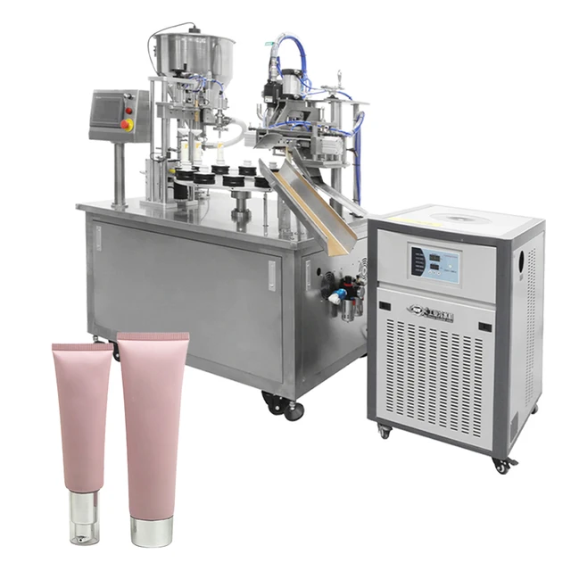 hot sale automatic tube filling and sealing machine,eye cream automatic tube filling and sealing machine factory customization