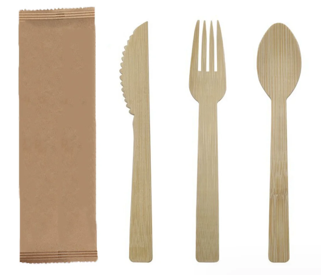 Bamboo Tableware Biodegradable Disposable Eco Friendly Bamboo Knife