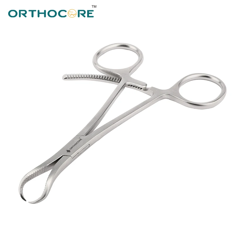 AO Reduction Forceps with round Jaws for Large Animal Surgery Veterinary Orthopedic Surgical Instruments for Dog Bone Holding
