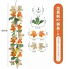 1-meter artificial maple leaf vine - a