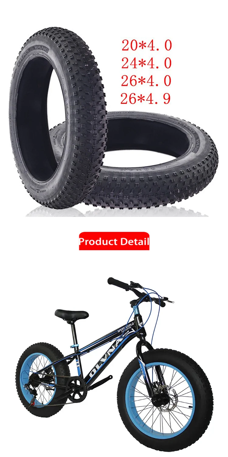 Pneumatico Fat bike ChaoYang big daddy 20 X 4.0 Ebike - x 24 - Kenda