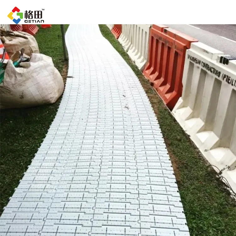 Getian Custom Event Portable Walkway Mats Modern Design Anti-Slip PP & PVC Flooring for Events Wholesale