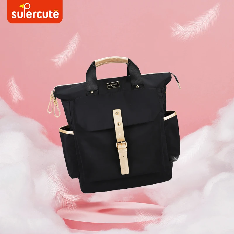 Supercute Waterproof Felt Baby Nursery Diaper Caddy Storage Bag