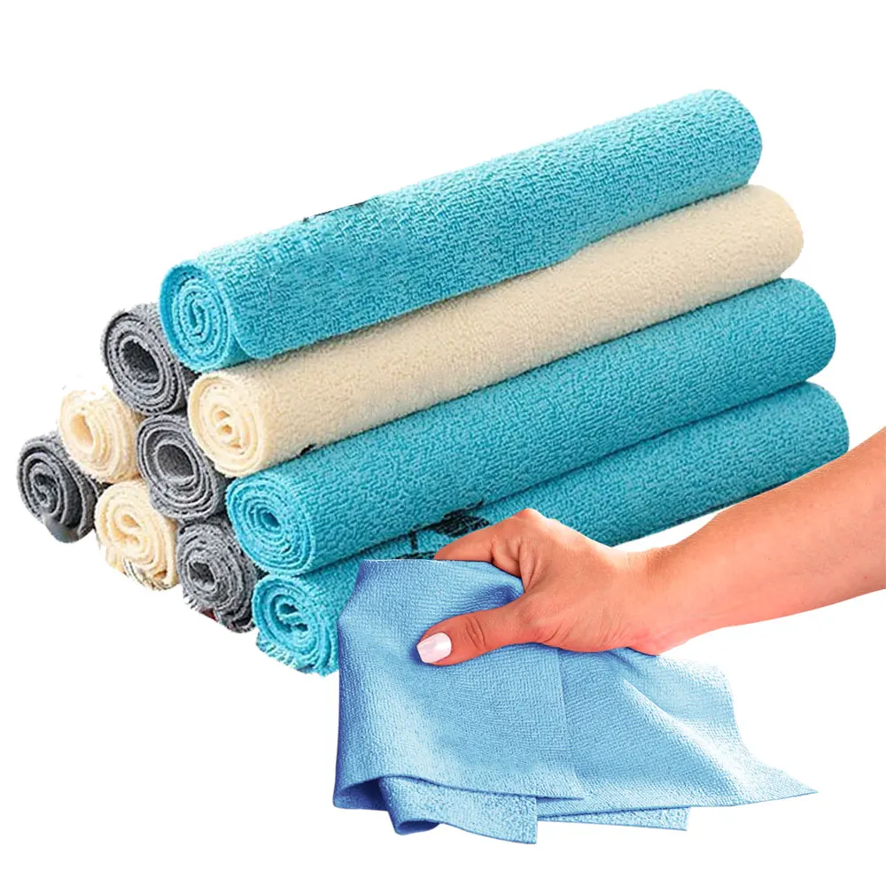 Color Multi-layer Rag PVA Magic Sponges Cleaning Cloth Microfiber Towel