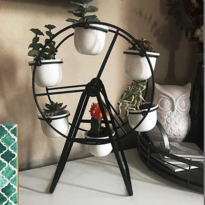 Wholesale Ferris Wheel Plant Stand - Ceramic Garden Planter