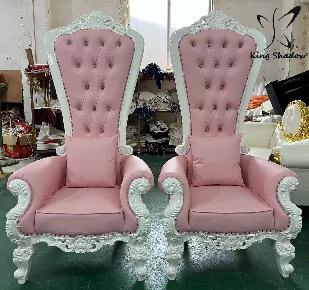 Luxury Princess Chair Commercial Furniture Manicure Pink Massage ...