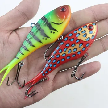 Cheery 130mm 60g Soft Vibes Fishing Lure Saltwater & Freshwater Sinking Fork-Tail Lead Bait for Perch for River Fishing – Soft Lure – view 5