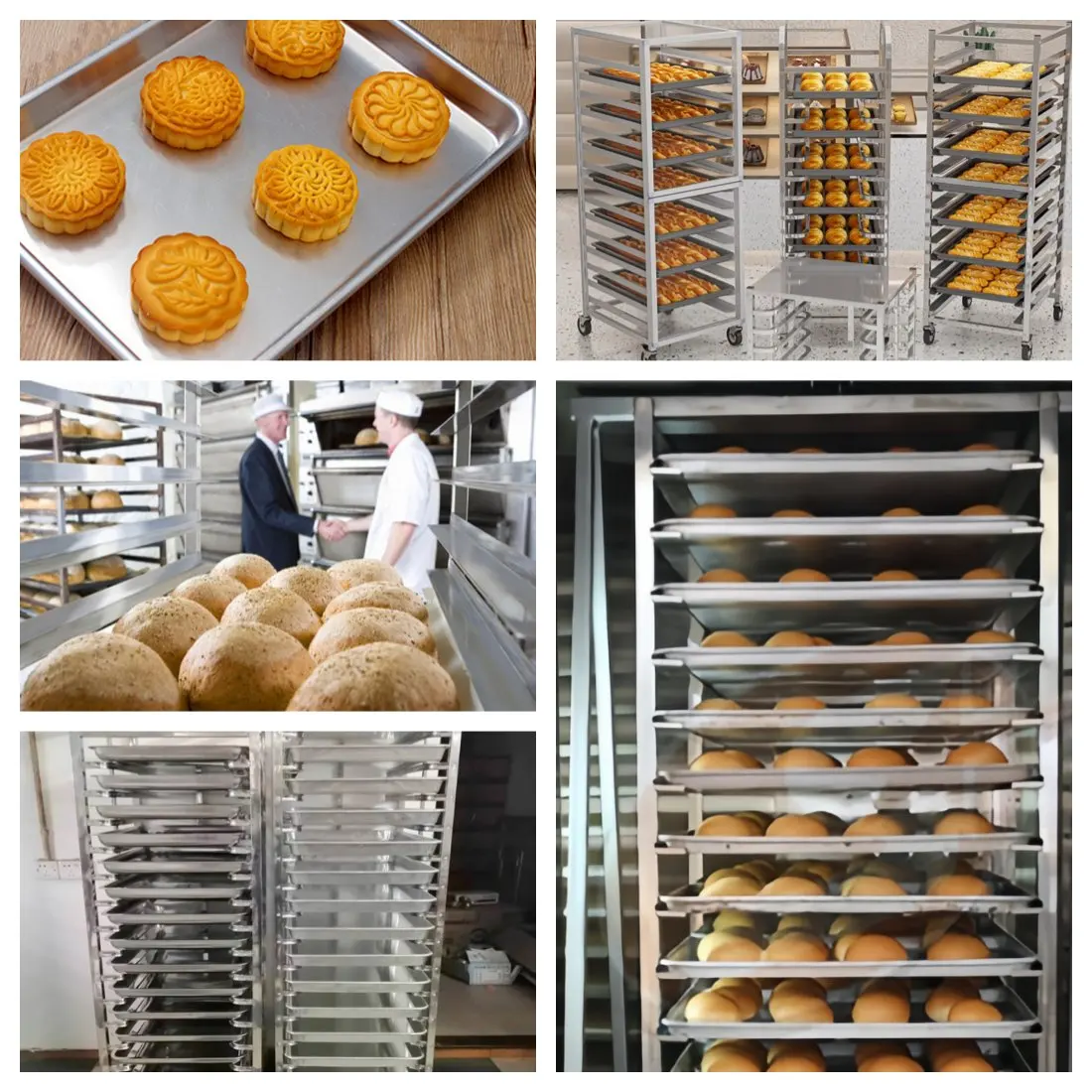 Hello River Brand Stainless Steel Rolling Bakery Cart HRD870 Food Grade ...