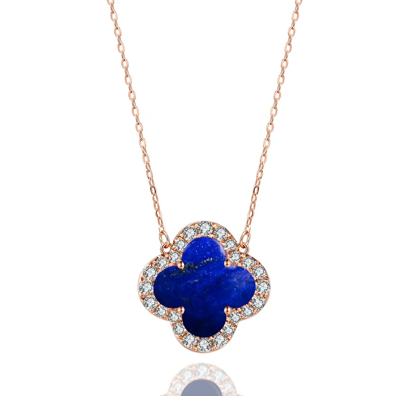 Four-leaf Clover Necklace 14k Gold 
