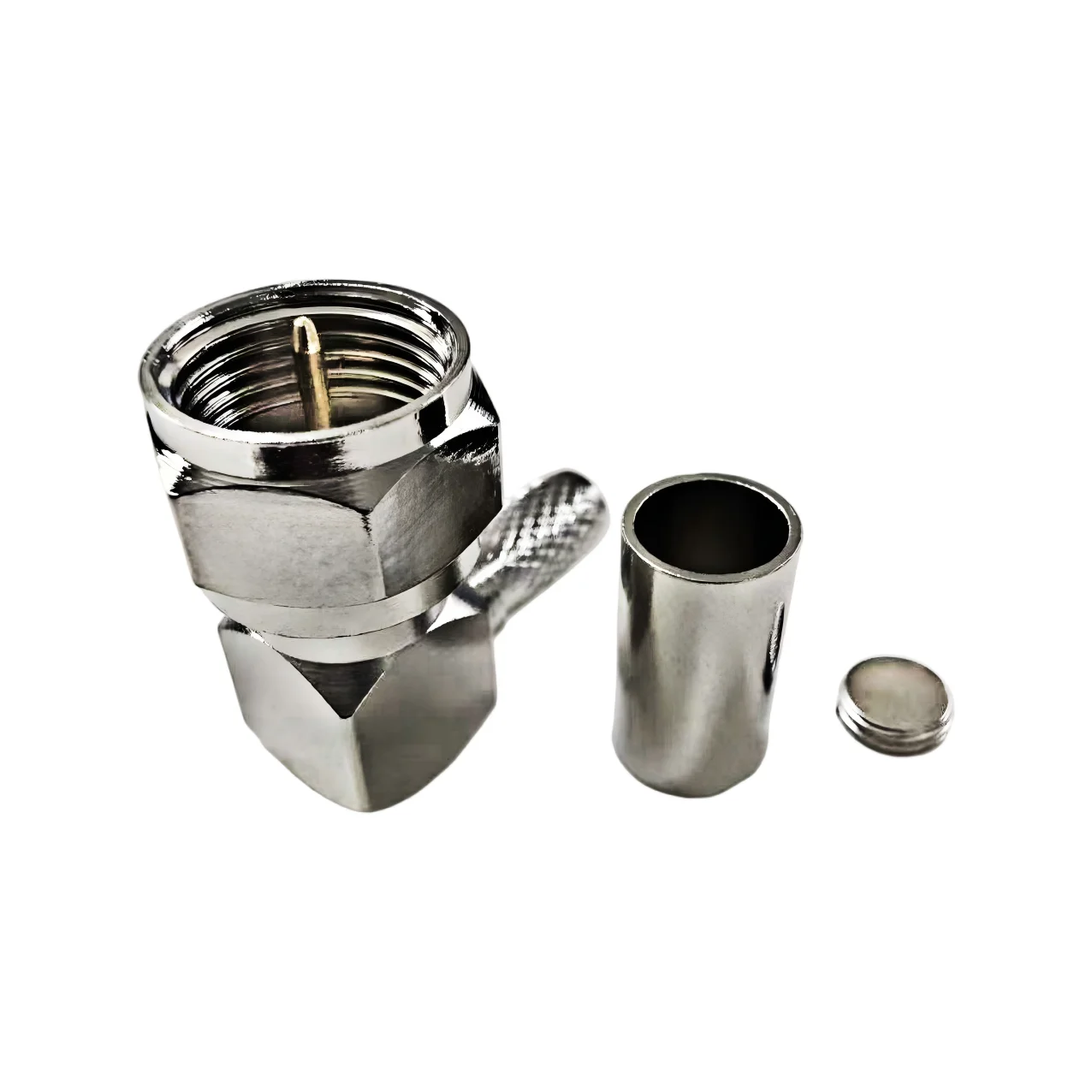 product factory f c jw3 rf connector f angle female connector crimp rg174 and rg316-2