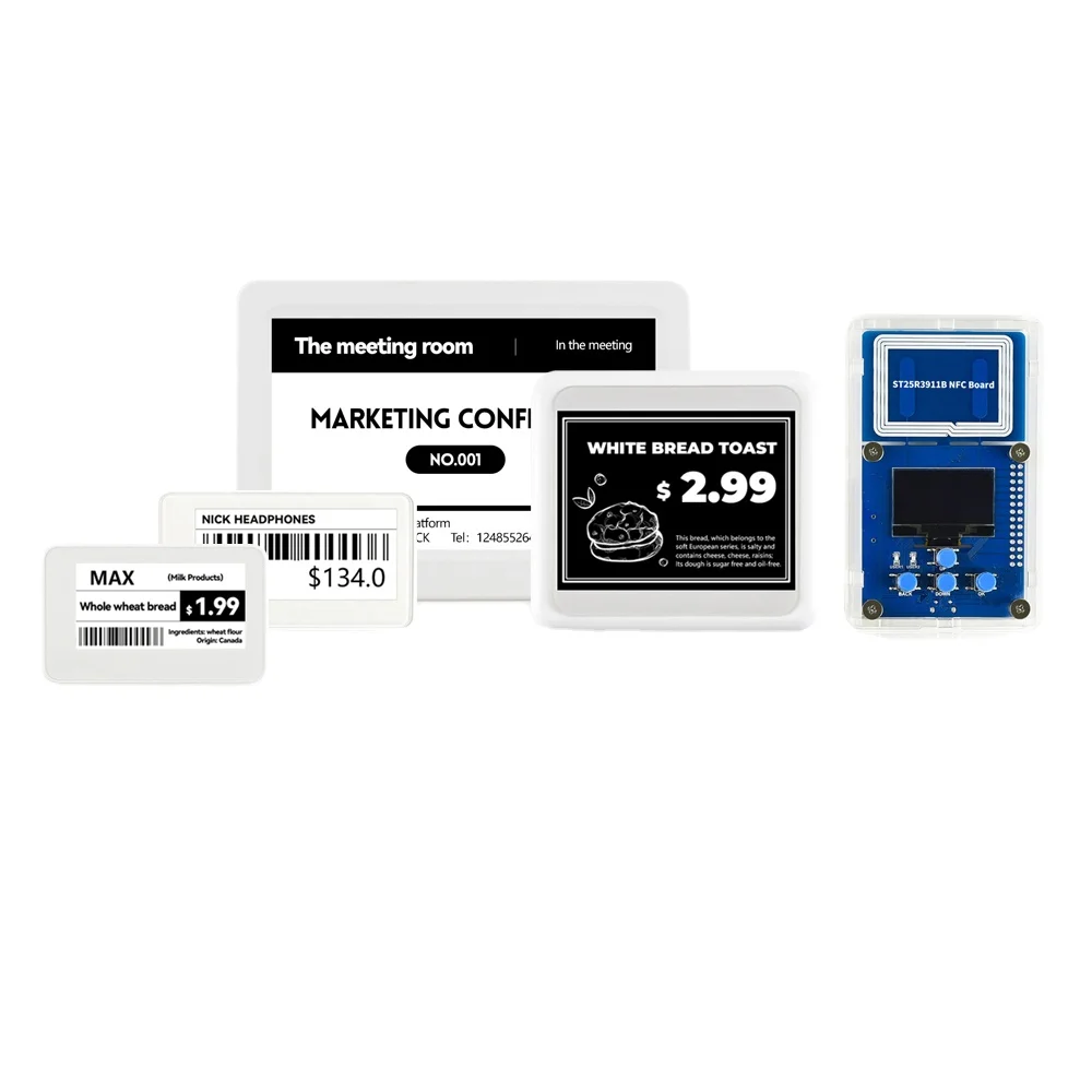 Supermarket NFC  Epaper Display  Price Tag ESL Electronic Shelf Label Demo Kit