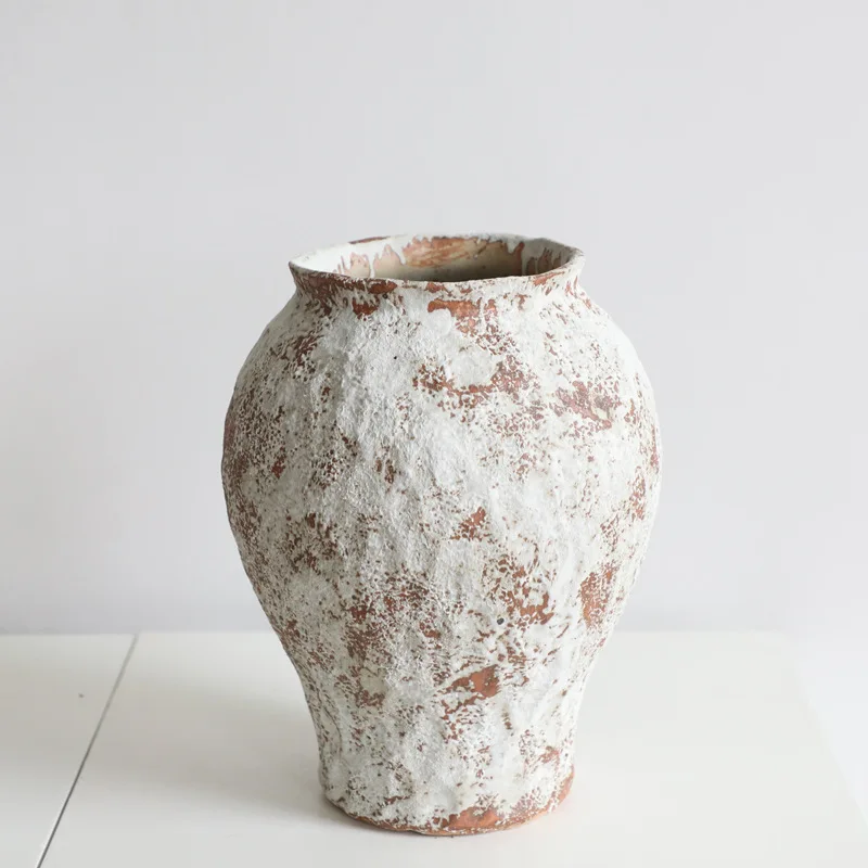 MSH Handmade Bohemian Style Terracotta Planter Pot for Garden Decor