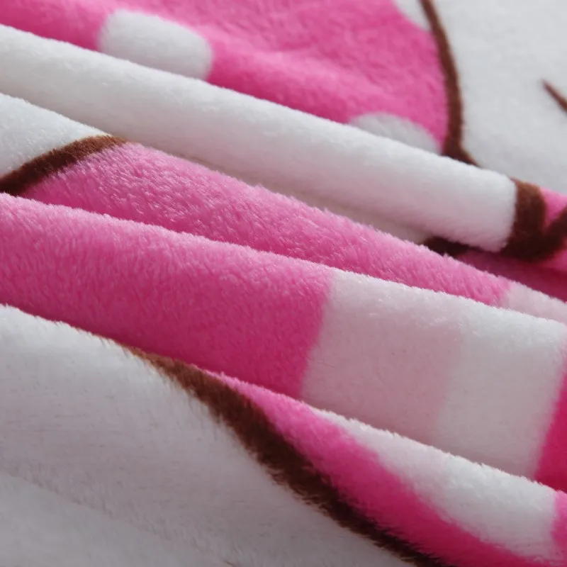 Ститч кораллового флиса пушистые одеяла на кровать/диван воздушное состояние спальный чехол постельное белье броски простыня для детей