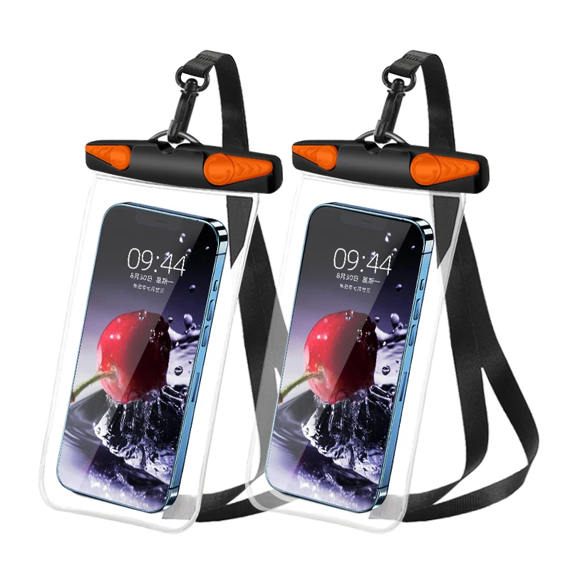 New Patented Clip-style Waterproof Phone Pouch for Sports Swimming Diving waterproof mobile phone bag