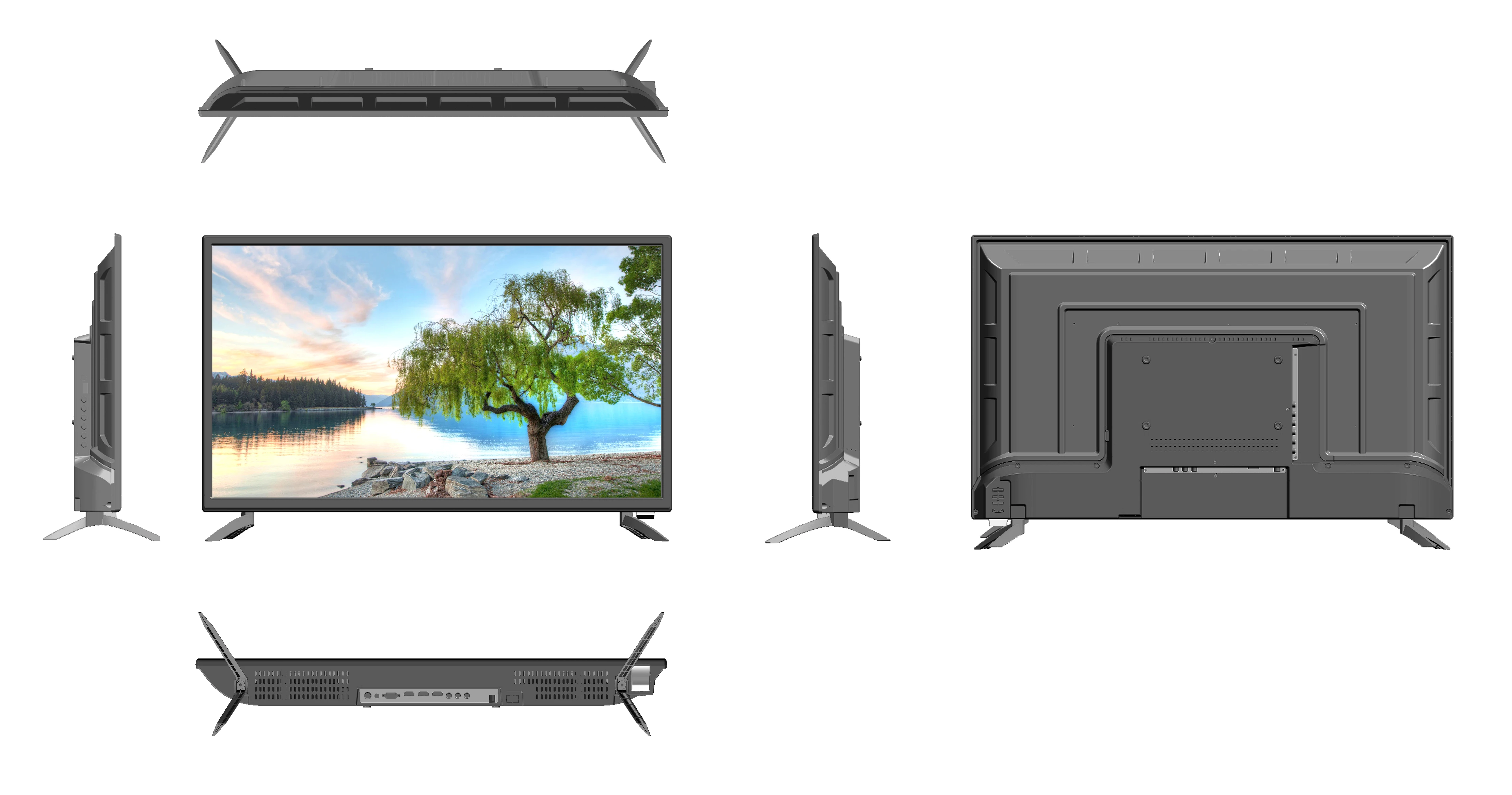 LCD TV Factory Price Flat Screen Television Full HD LED TV 32 39 40 43 49 50 55 65 75 82 85 86 98 100 105 110 inch 4K Smart TV