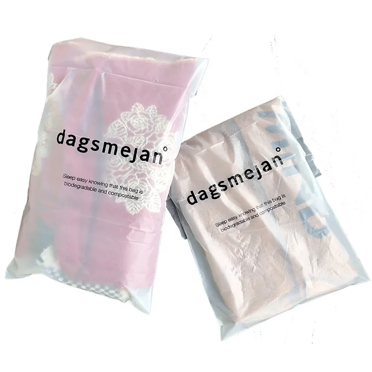 جديد 100% Biodegradable Seal Bag for Packaging Compost Clothing Compostable Package