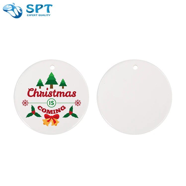 
 Новый дизайн, сублимационные керамические изделия, рождественские украшения, украшения на заказ  