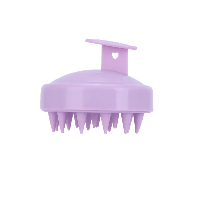 Factory Wholesale Soft Shampoo Brush Scalp Massage Hair Washing Brush Custom Logo Plastic Handle Detangling Hair Brush