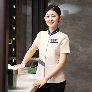 New Trend Unisex Staff Man Women Set Hospital Cleaning Uniform Housekeeping Uniform