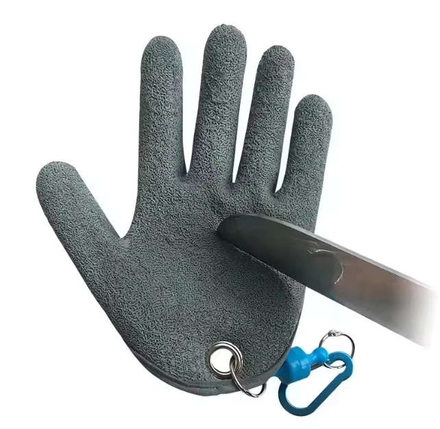 Lot De 2 Gants De Pêche Résistants Aux Morsures - Gants Imperméables Avec Fermeture Magnétique Pour Brochet Et Poisson-Chat