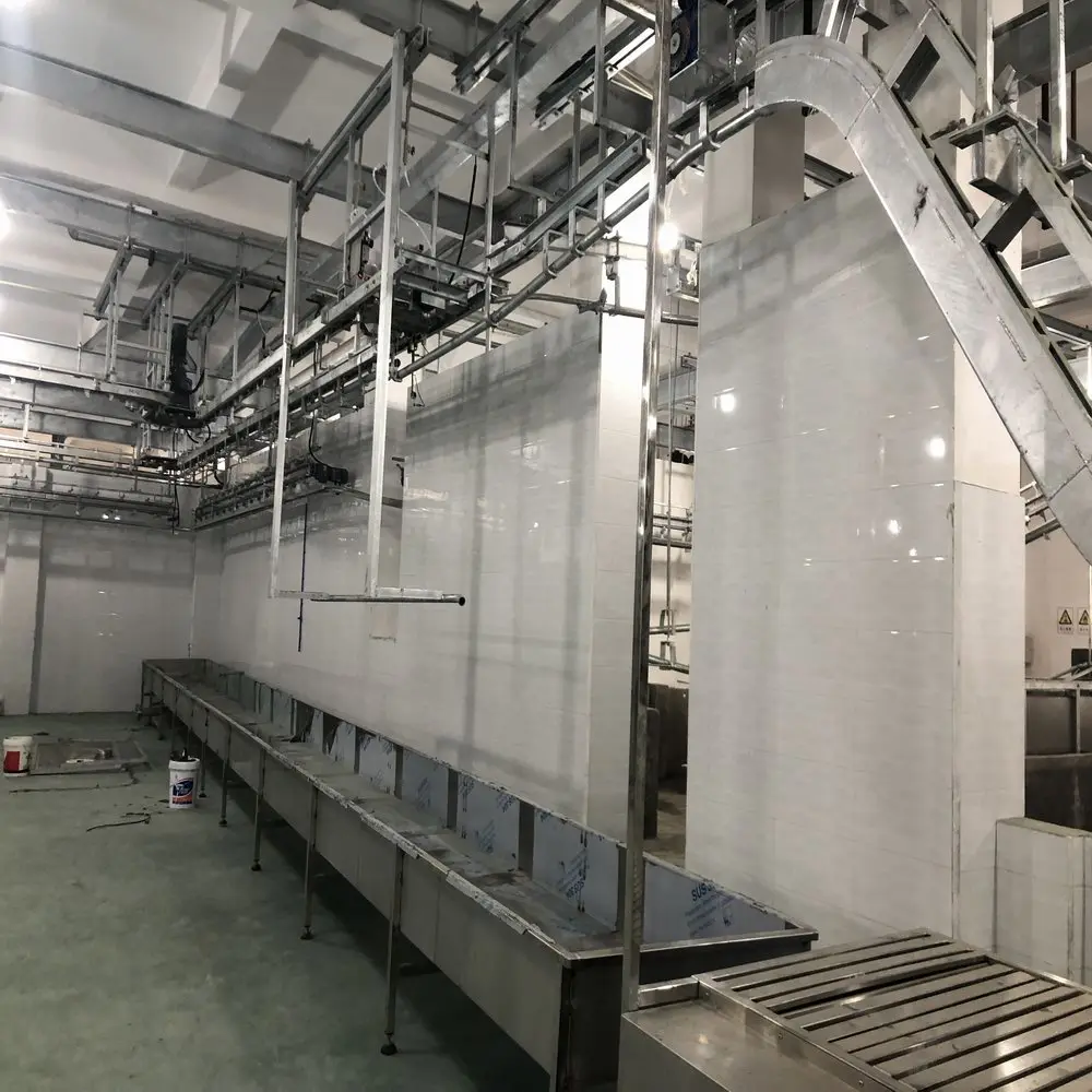 Complete set of pig slaughtering equipment slaughtering production line with slaughtering knife for pig slaughtering process