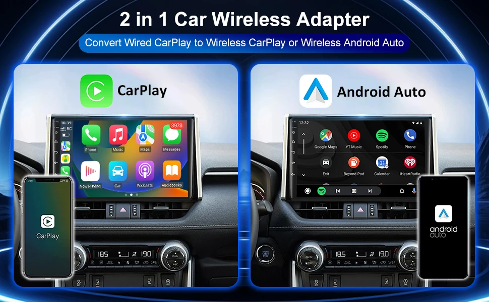 2024 New Upgrade Wired To Wireless Carplay Android Auto Dongle With   Hf1ec01ca837e4a718fccca41d342c358X 