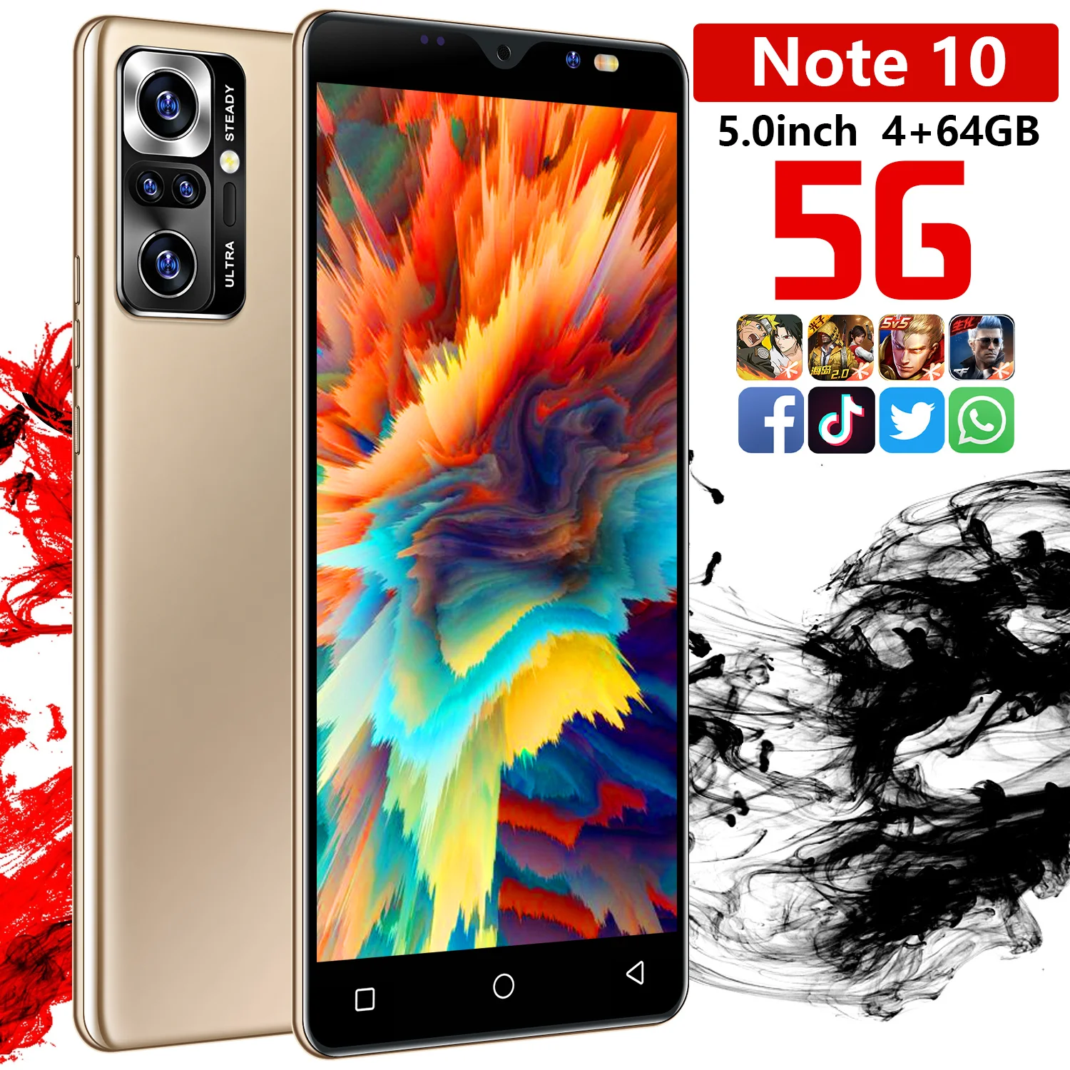 Дешевый смартфон с двумя sim-картами двойным режимом ожидания 12 Гб + 512 ГБ Android 10 0 мобильные