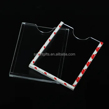 Source Customized wall attached Clear Acrylic Price Tag Holder