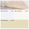 Flame retardant semi blackout fabric