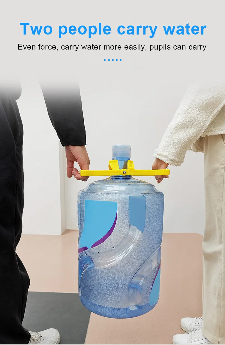 5 Gallon Water Bottle Handle Lifter Grip Drinking Water Jar Handle