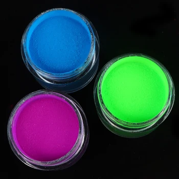 Acrylic Powder Neon Pigment Crystal Powders For Nail Polish Nail