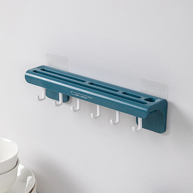Новое поступление пластиковая настенная кухонная стойка для ножей органайзер крючок вешалка держатели