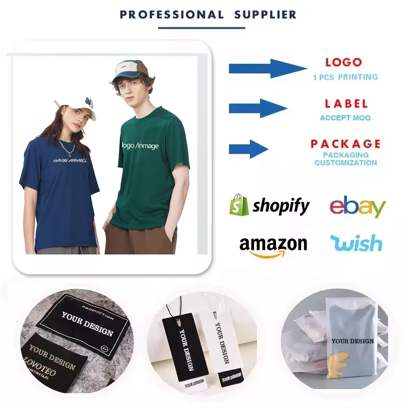High-quality 100% Cotton T-shirts for Everyone No Minimum Order Required Custom Printing and Embroidery Services Available