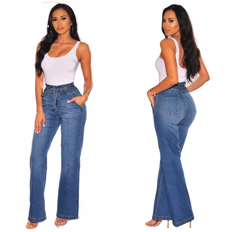 Zune Fashion Pantalós Jeans Cintura Ancha Con 14 Botones - Azul | SANNA'S  Online Store
