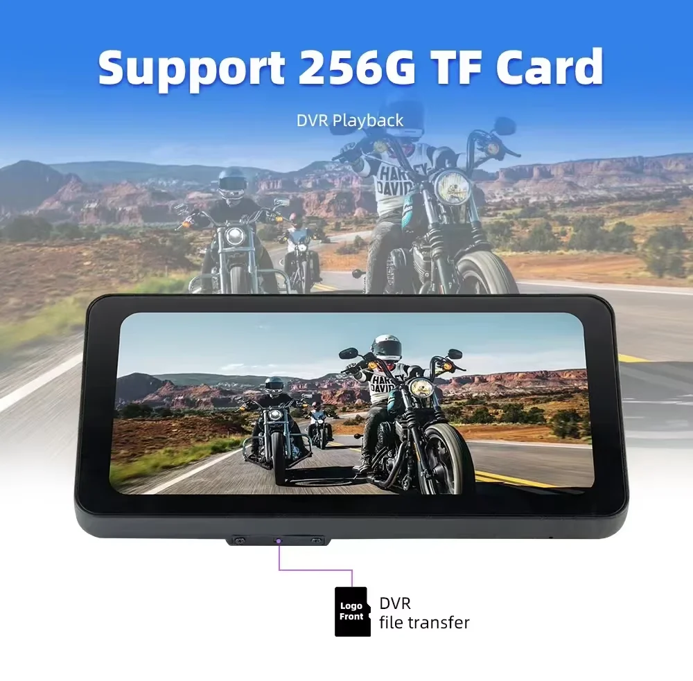 Supports TF Card, DVR Playback, File Transfer
