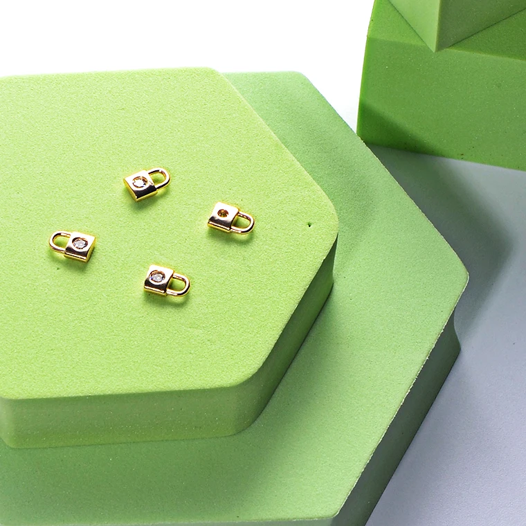 Unique Lock Shape Pendants Charms Jewelry Making Findings For Diy