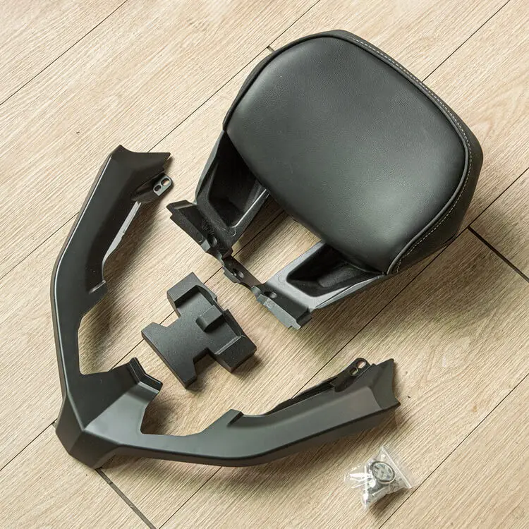 Yctze Cuscinetto Schienale Posteriore Universale Per Moto - Comfort Passeggero, Facile Installazione - Foto 7