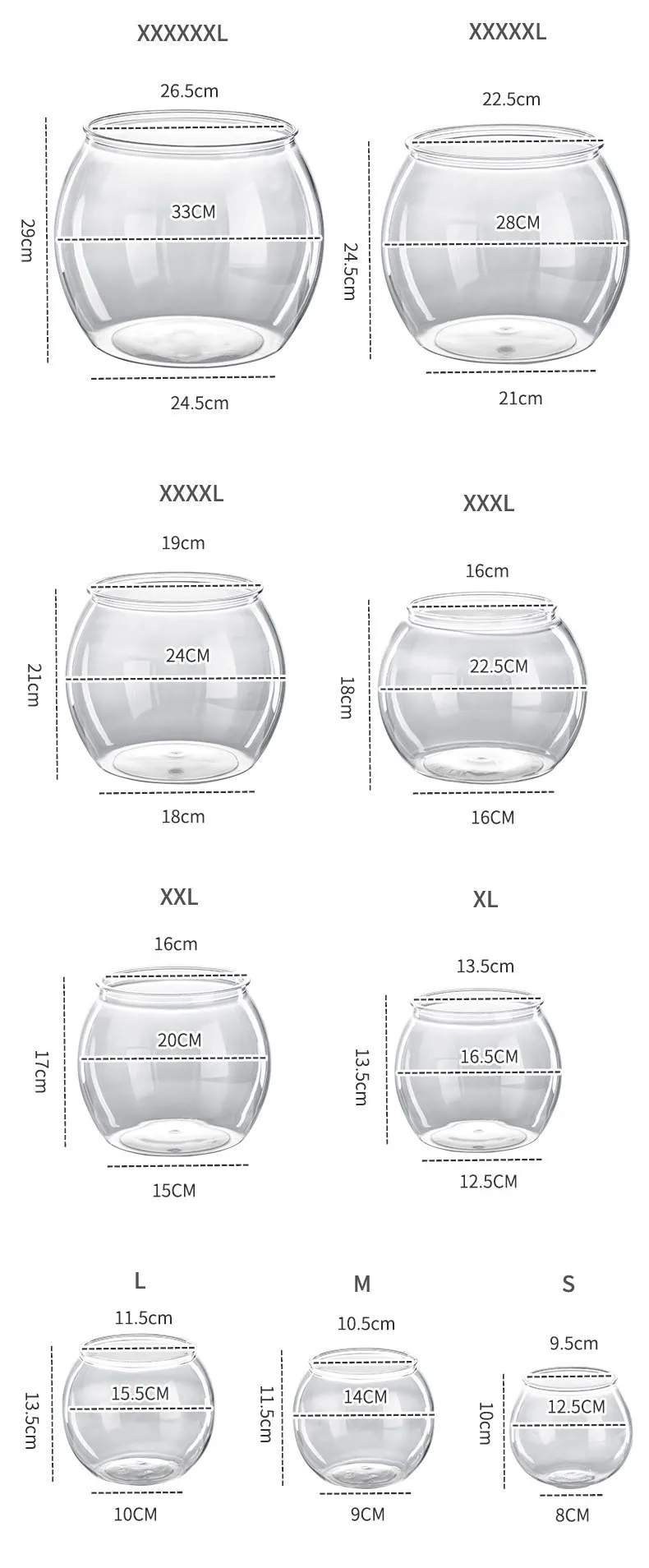 New Pet Mini Plastic Fish Bowl Aquariums Acrylic Goldfish Tank Bowl