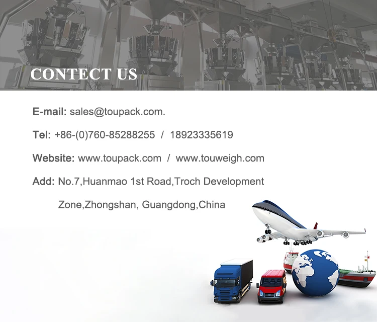High-accuracy Automatic Multihead Weigher Packing Machine with 220V Power and 1 Year Warranty