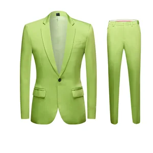 New Studio Men's Dress Multi-color Oversized Suit Hostess Nightclub Stage Solid Color Korean Color Slim Fit