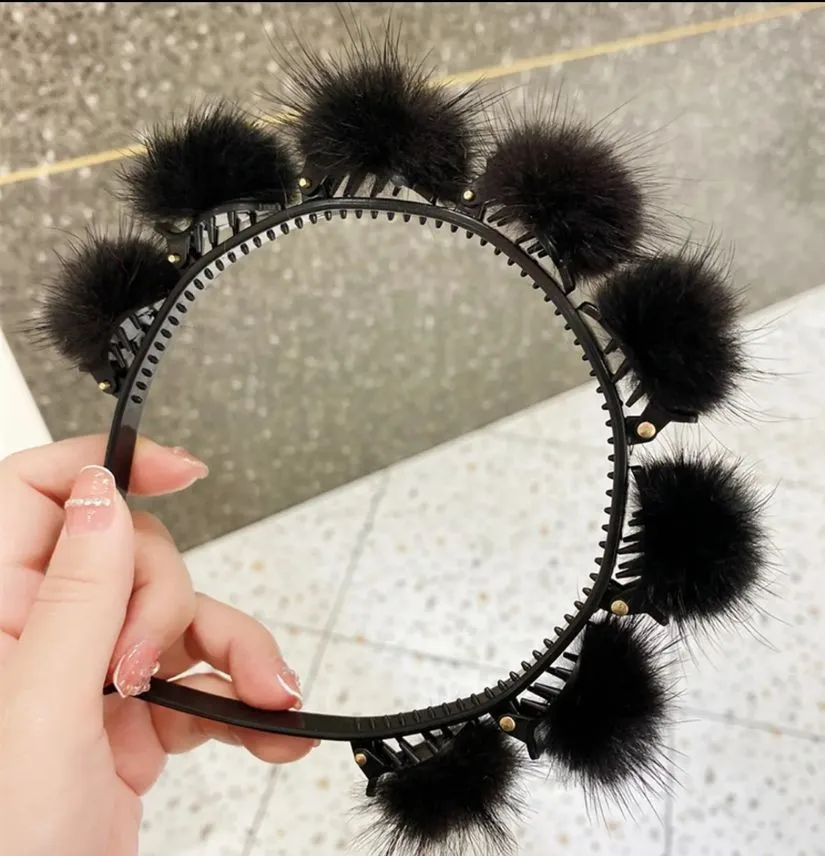 Women Luxury Rhinestone Pearl Headband Diamond Hoop Trendy Hair ...