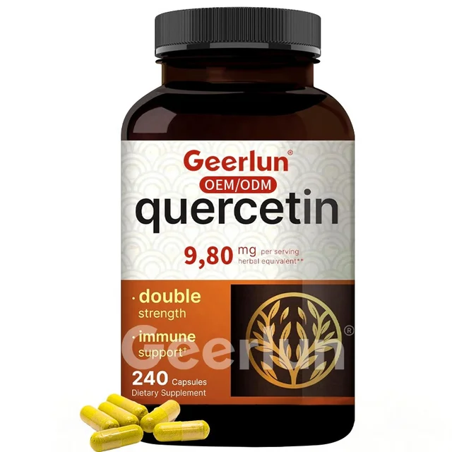 ODM Customized High Quality Supplements Enhance Immune Supplements Antioxidant Protection Quercetin Capsules