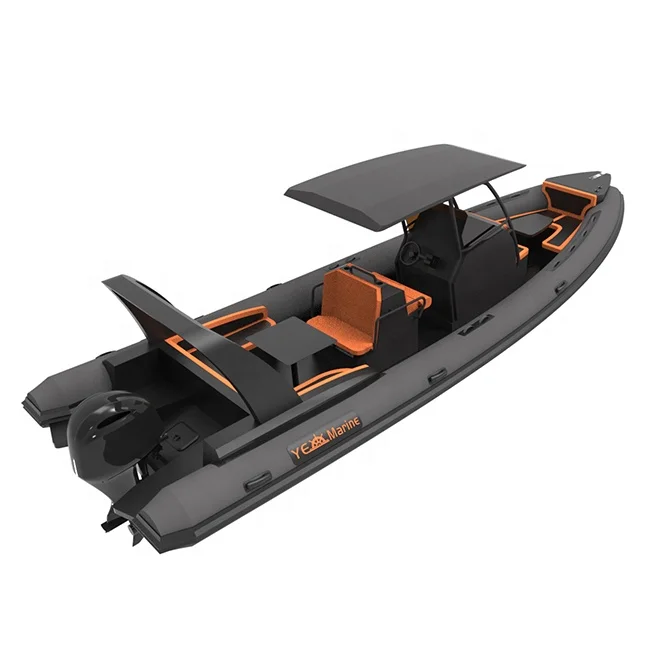 High Performance 28.7ft Rib 860 Aluminum Double Hull Rib Inflatable
