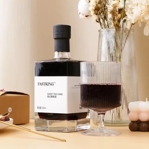 FASTKING 500ML Small Bottle 12-Degree Fruity Sweet Red Wine Grade Corporate Customization Bulk Wholesale Cross-Border Supply